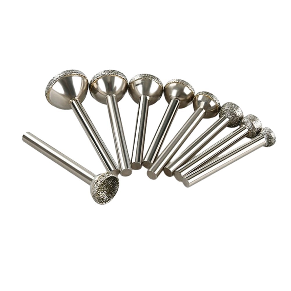 Grinding Head Power Tools For Polishing Jade Glass Hand Drills 10-25mm Beeswax