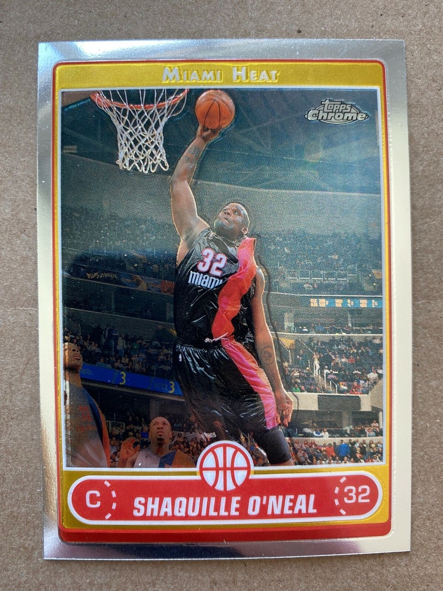 SHAQUILLE O'NEAL 2006-07 Topps Chrome #25 Miami Heat | eBay
