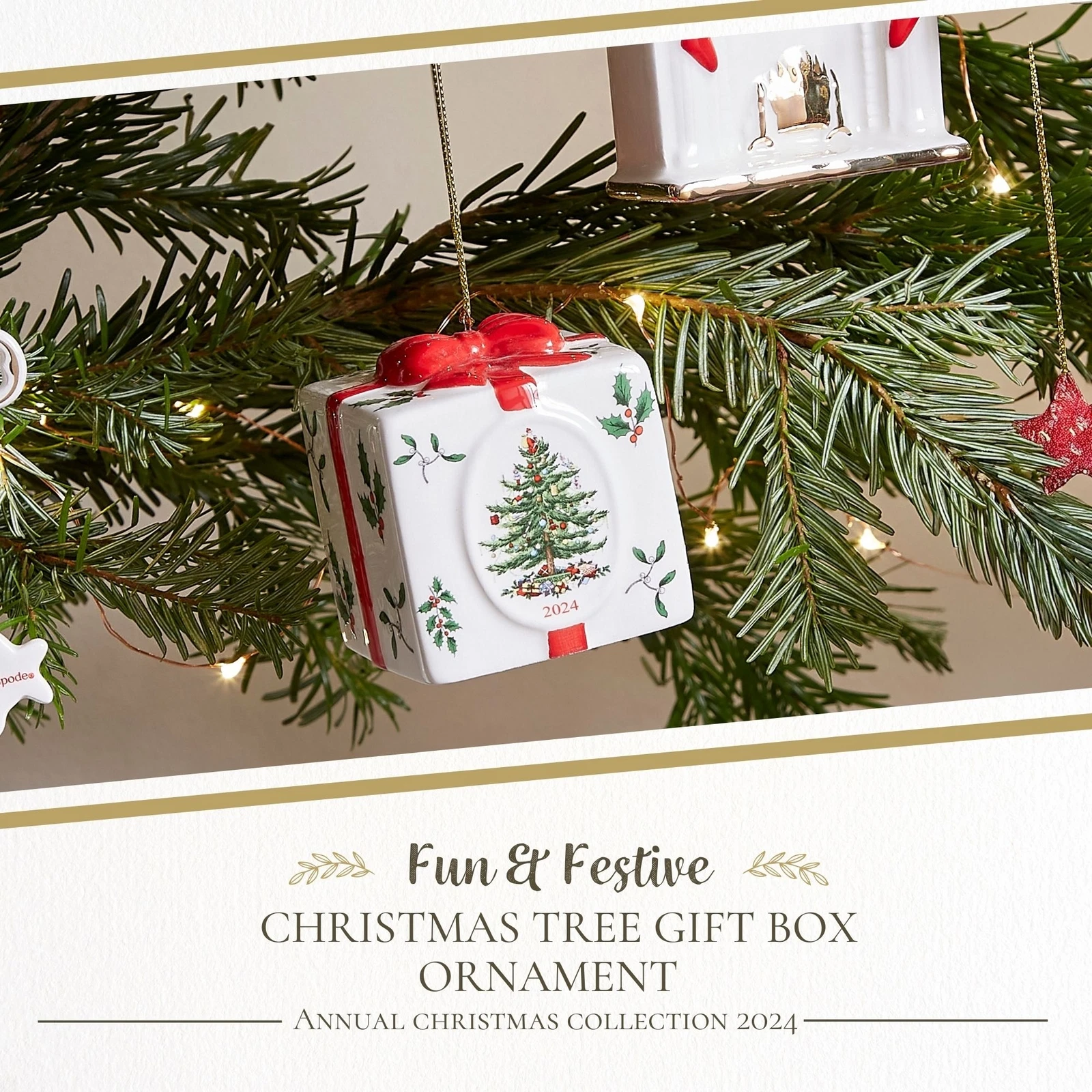 Spode Christmas Tree Ornament - Thumbnail 3