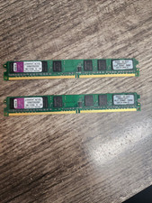 2GB 2x1GB PC2 5300 KINGSTON KVR667D2K2/2GR DDR2-667 DESKTOP RAM MEMORY KIT DIMM