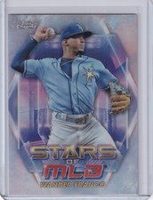 2023 Topps Chrome Series 1 Baseball Stars of the MLB #SMLBC-18 Wander Franco