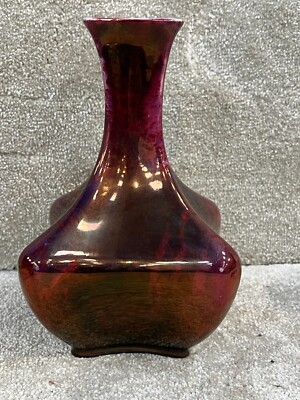 ANTIKE WILKINSON JOHN BUTLER ORIFLAMME VASE STUDIO FLAMME KUNSTKERAMIK ROT