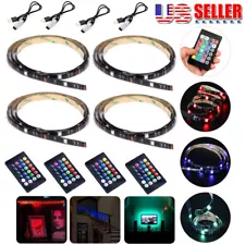 Lot LED 5050RGB Light Strip Tape USB Powered Computer TV Backlight Lamp Kit US