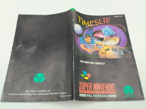 Manual Booklet Timeslip / Time Slip / super nintendo Snes/ Pal / Ukv - Picture 4 of 5