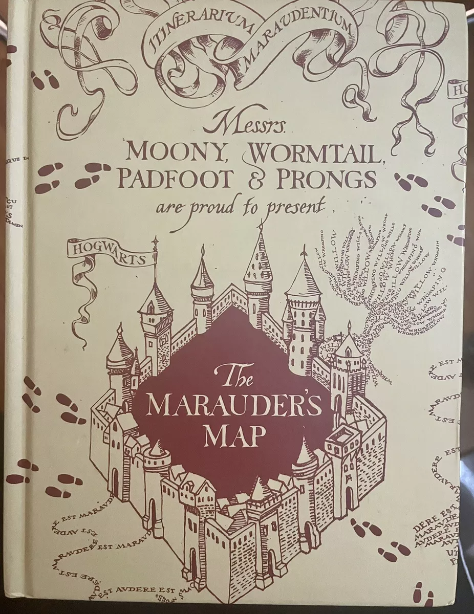 Moony Wormtail Padfoot And Prongs Marauders Map