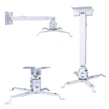 Adjustable Tilt LED DLP LCD Ceiling Universal Extendable Projector Mount Bracket