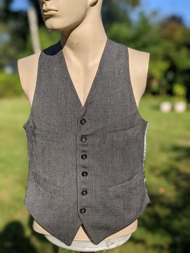 GABARDINE WAIST COAT / VEST | eBay