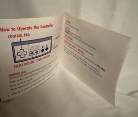 Dr Jekyll and Mr Hyde Nintendo NES Instruction Manual Only - Authentic