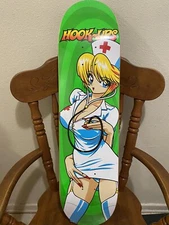 HOOK UPS skateboard Nurse Girl Nikki deck jk industries rare jeremy klein anime