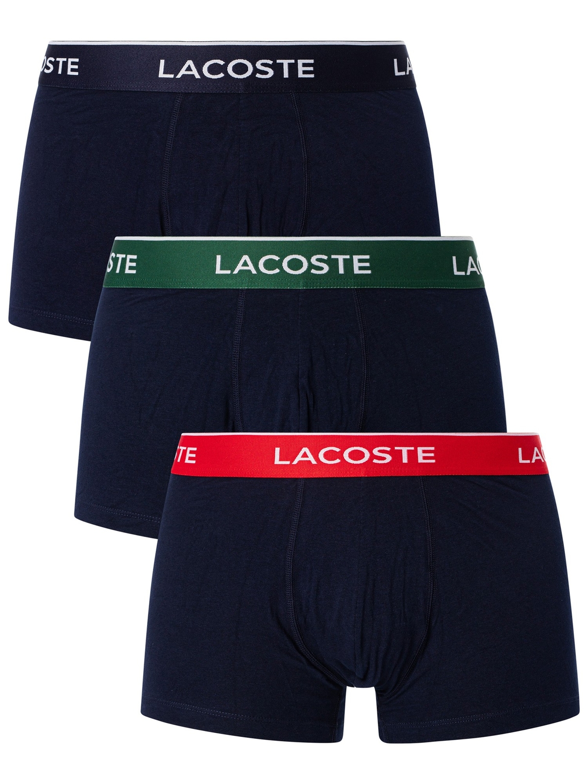 Повседневные мужские плавки Lacoste из 3-х комплектов синие 5090₽