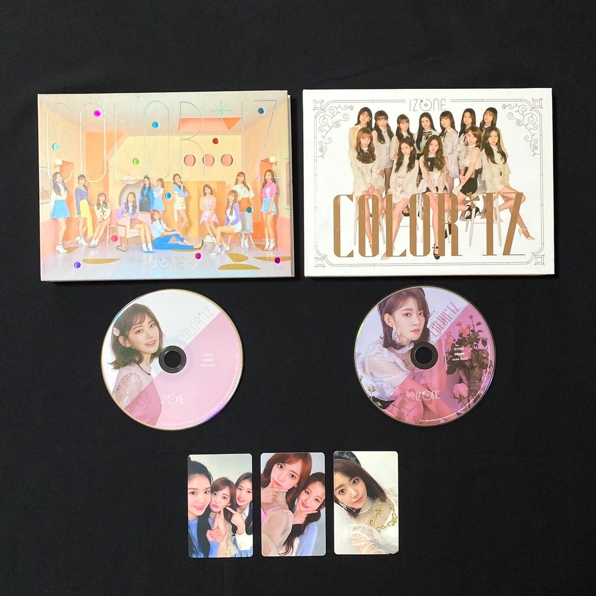 iz*one 1st mini album coloriz Sakura 2ver. set + 3 photo