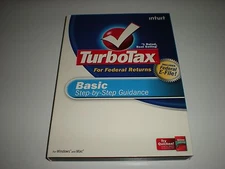 Turbotax 2008 Basic with free e-file. New in box.