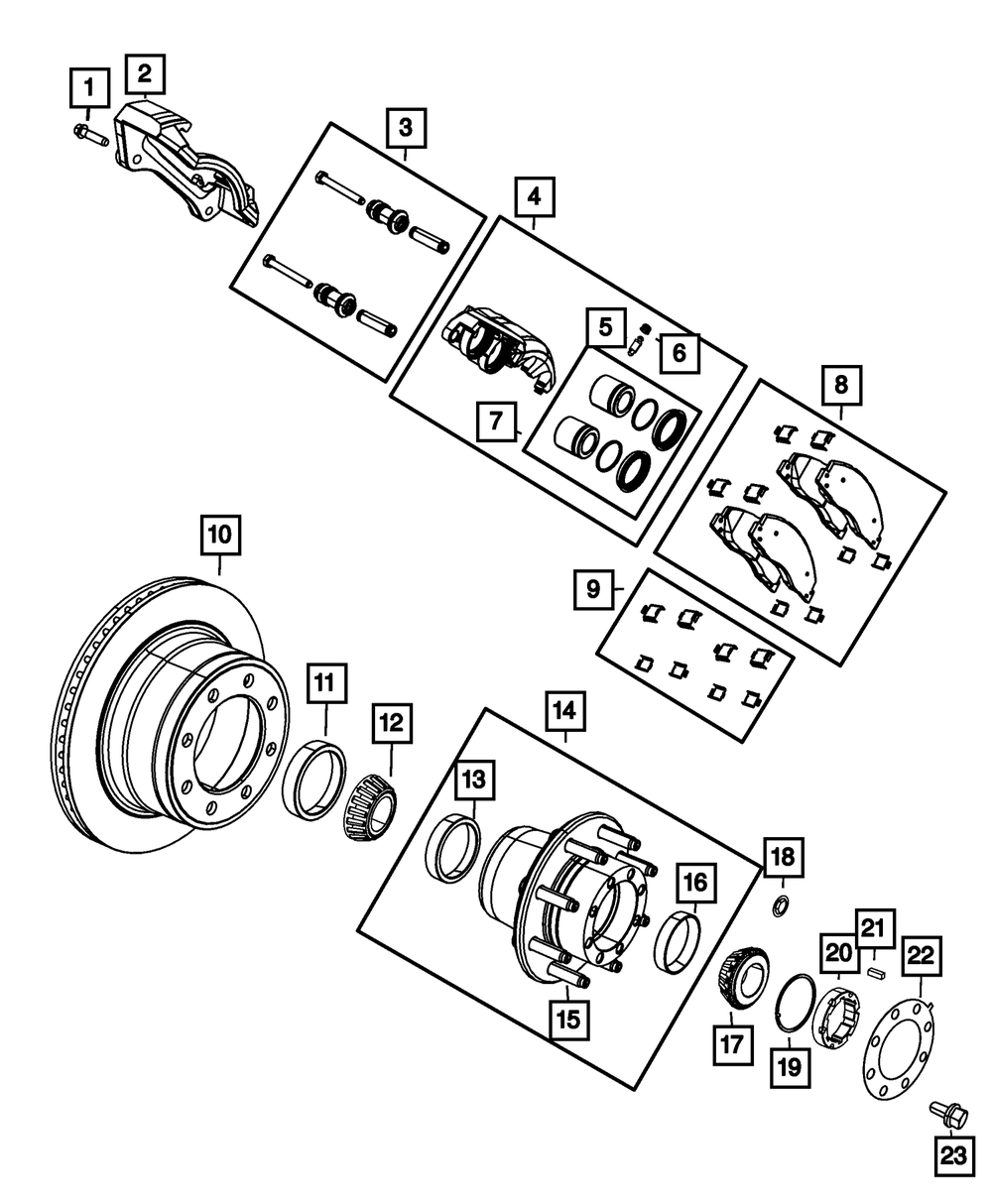 Genuine Mopar Wheel Stud (1 single wheel stud) 6509866AA eBay
