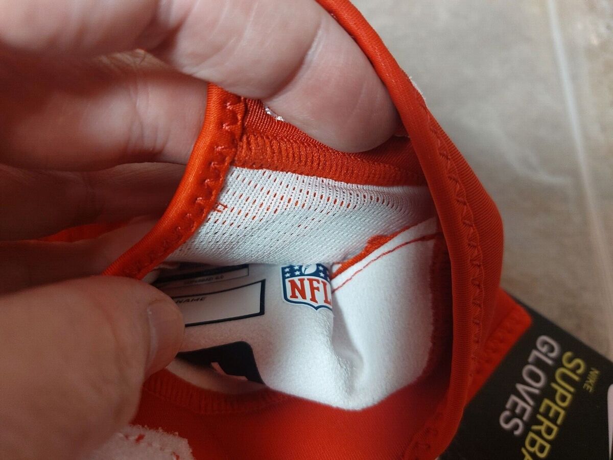 NIKE SUPERBAD 6.0 ADULT PADDED FOOTBALL GLOVES, NFL TEAM NIKE SUPERBAD 6.0 ADULT PADDED FOOTBALL GLOVES, NFL TEAM