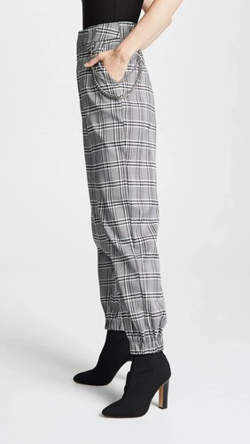 I AM GIA Womens Size S or 8 / US 4 Relaxed Check Chain Cobain Pants - Picture 12 of 17