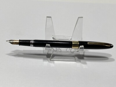 Vintage Sheaffer's Valiant Black Touch Down Filling WD GFT 14K NIB Fountain pen