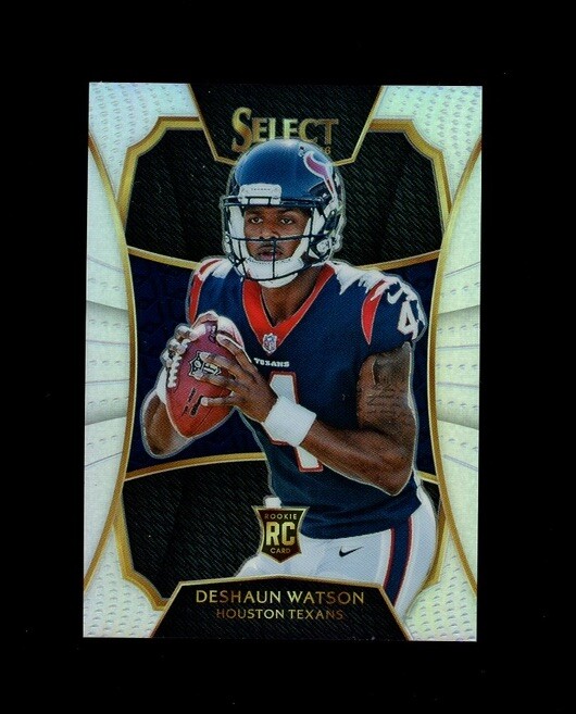 RARE 2016 Select XRC SILVER PRIZM SP ROOKIE DESHAUN WATSON RC! Texans CLE BROWNS