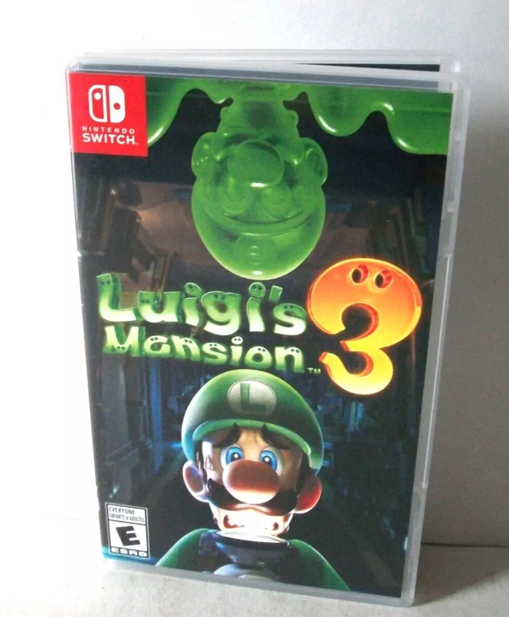 Luigi's Mansion Single Disc Case GameCube Case Reproduction