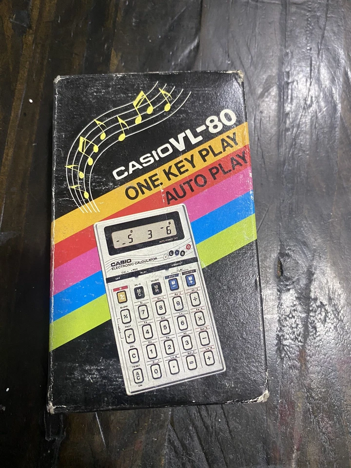 Casio VL-80 calculadora y sintetizador - De colección y raro Foto 2 de 4