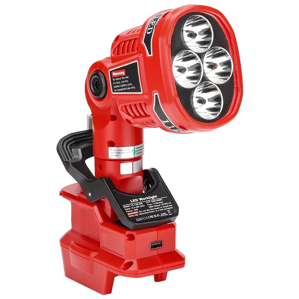 Metal LED 18 V Flashlights & Work Lights