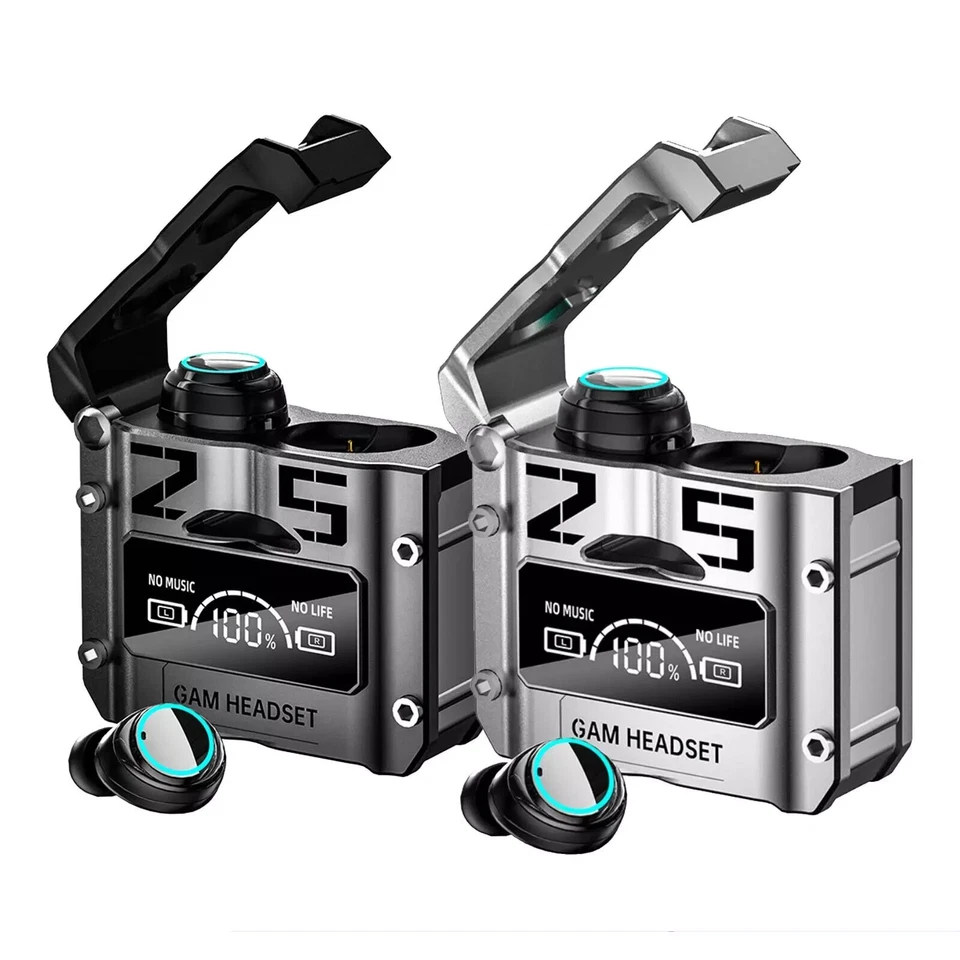 Wireless Bluetooth M25 BT5.3 Sport Earbuds with Environment Noise Reduction - Image 2 of 4