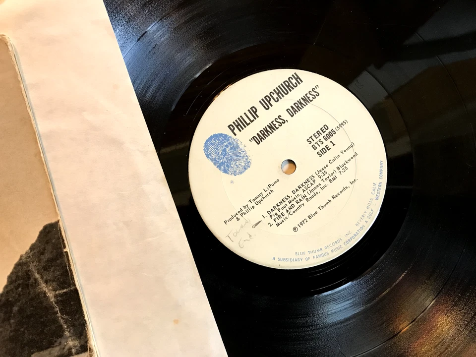 Phil Upchurch Darkness Darkness 2 LP 1972 Blue Thumb Records BTS 6005 soul jazz! Foto 3 de 4