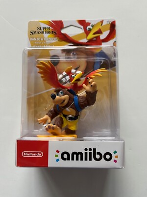 Super Smash Bros. Banjo & Kazooie Amiibo Brand New Factory Sealed 1st Print