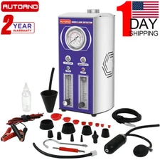 💯SALE Car EVAP Smoke Machine Leak Detector Automotive Smoke Tester Adapter Kit