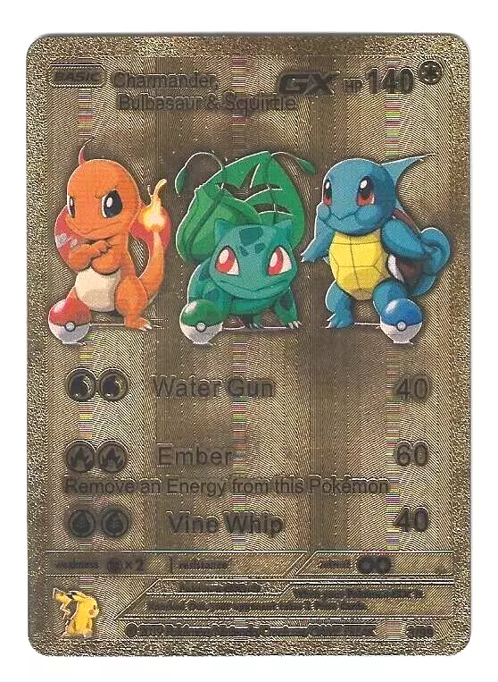 The basic pokemon - SQUIRTLE, BULBASOR, and CHARMANDER sorry for