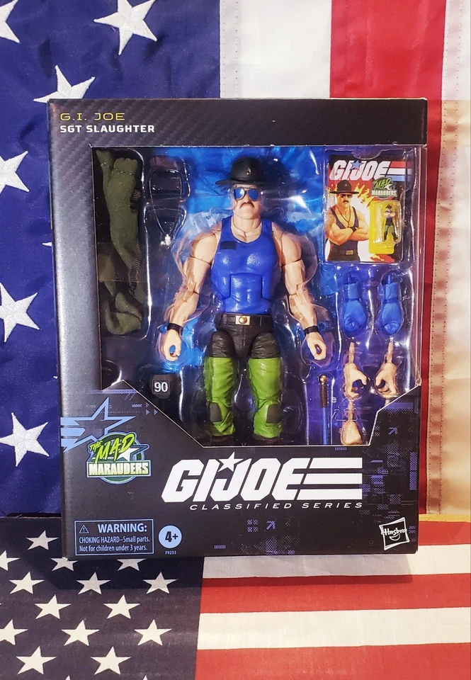 Figura de acción GI Joe Classified Series Mad Marauders Sgt Slaughter 6" #129 Foto 3 de 4