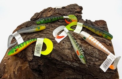Balzer Shirasu Pike Collector Twister 12,5cm 13g UV Köder Gummiköder Gummifisch