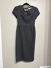 Boden Wool Polka Dot Dress. Womens size 4L