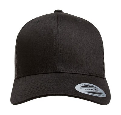 3er Pack Retro Trucker Cap von Yupoong Klassische Form farblich passende Unterse
