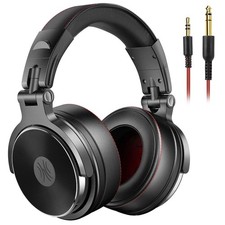 OneOdio Hi-Res Over Ear Headphones for Studio Monitoring and Mixing, M, Black