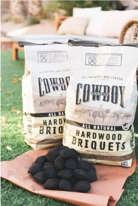 14 lbs Long Lasting Hardwood Charcoal Briquets, Lights Easily (6.35kg) - Image 2 of 4