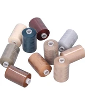 Sewing Thread Machine Overlock Quilting 40S/2 1000 Yards 10 Colors Set