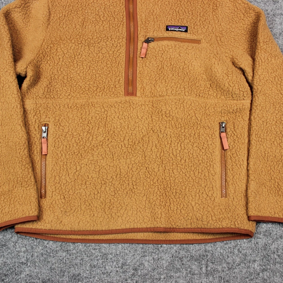 Suéter Pullover Patagonia Retro Pila Polar Marsupial Para Mujer Marrón Mediano Foto 3 de 4