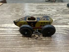 Vintage Marx Tin Wind Up Race Car Toy #5  Not Working, Loose Axel And Wheel.