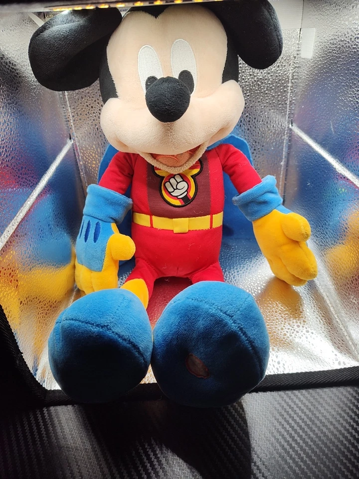 Lote de 2 bichos de pelúcia interativos Super Mickey Mouse - Imagem 2 de 4