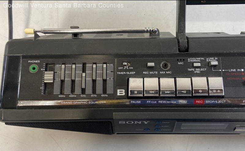 Sony CFS-W501 Soundrider AM FM Radio Dual Cassette Player | eBay