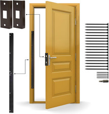 Door Armor Mini 3 Piece Door Reinforcement Kit, Aged Bronze, Made in USA