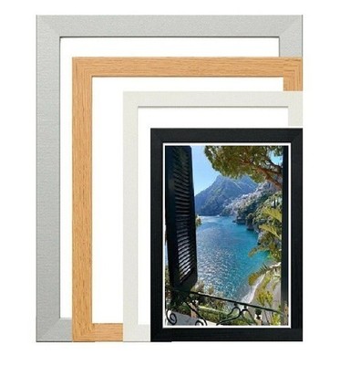 Moderner Schwarz Weiß Eiche Bilderrahmen Halterung Poster Bilderrahmen Acrylglas