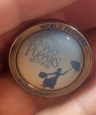 Disney - Mary Poppins Returns - World Premiere- Global Security Pin