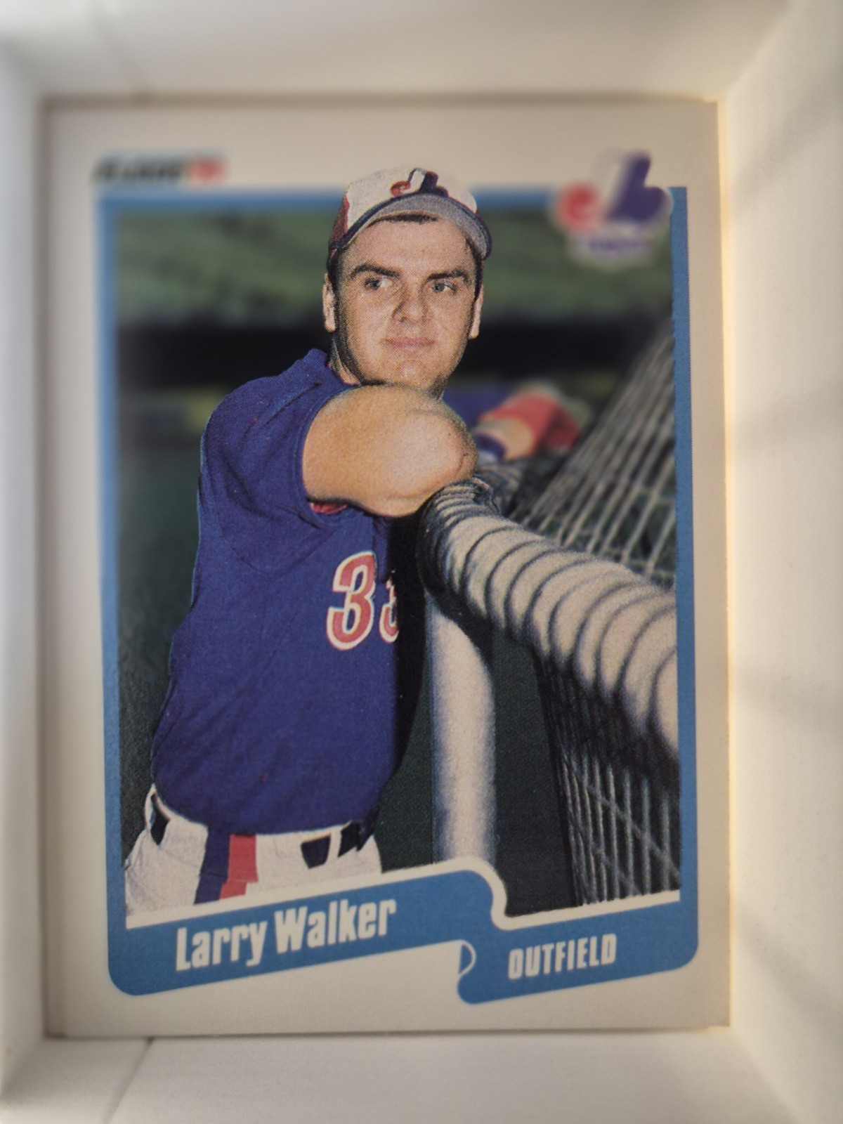 Larry Walker 1990 FLEER #363 FREE SHIPPING