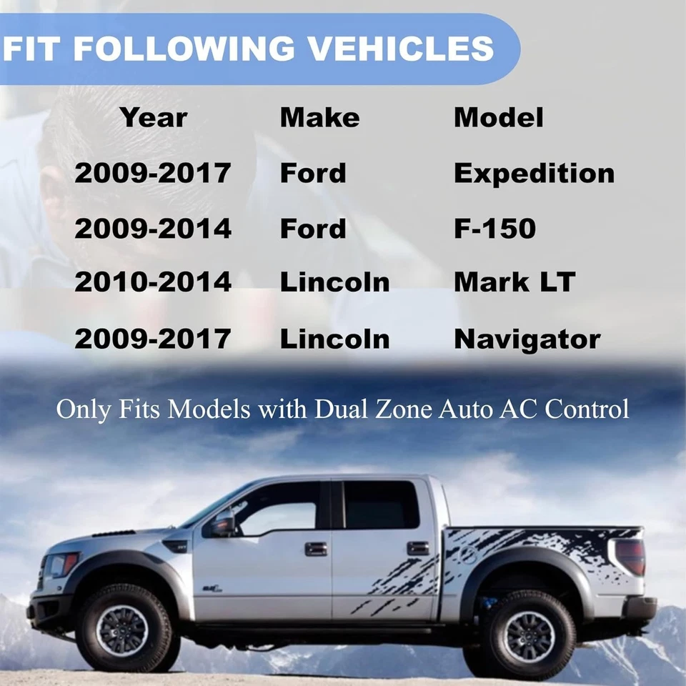 Resistencia soplador con arnés YH-1829 compatible con Ford Expedition 2010-2017 Foto 4 de 4