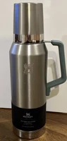 Stanley Forge Collection Thermal Bottle - 1.4 QT/1.3 L (Grey/Silver) NEW