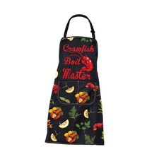 Crawfish Apron with Pockets - Funny Crawfish Boil Apron Crawfish Boil Master