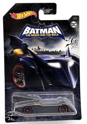 Hot Wheels 2017 BATMAN THE BRAVE AND THE BOLD Batmobile 3/6 Diecast Car DC New