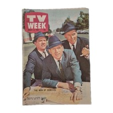 TV Week Vintage Magazine March 4, 1967 The Men Of Homicide (Cover) 