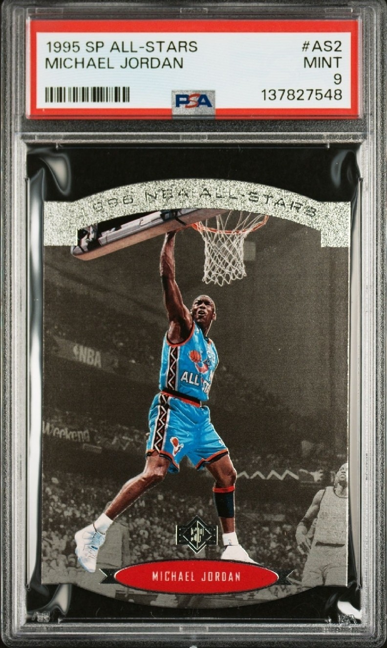 1995 SP All-Stars Michael Jordan PSA 9 #AS2 MINT